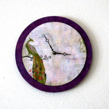 Peacock Clock