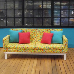 Bright Colourful Sofa