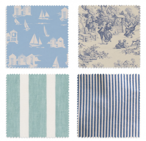 Blue and White Summer Fabrics