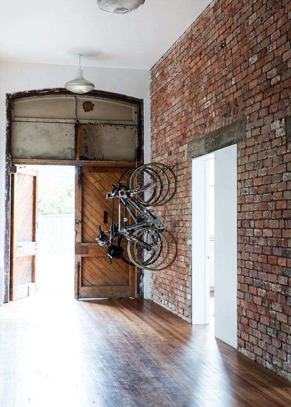 Biked mounted on wall