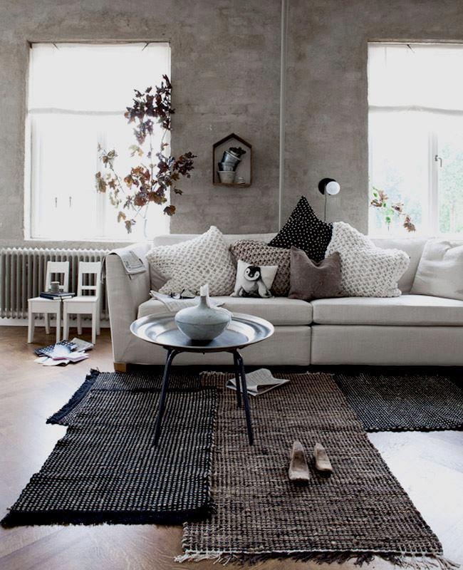 Mismatched rugs