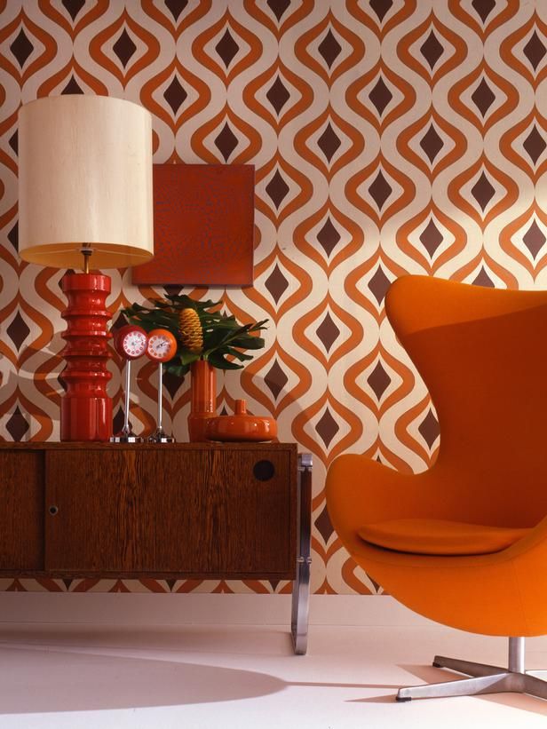 orange and brown