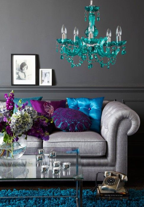 Bright chandelier