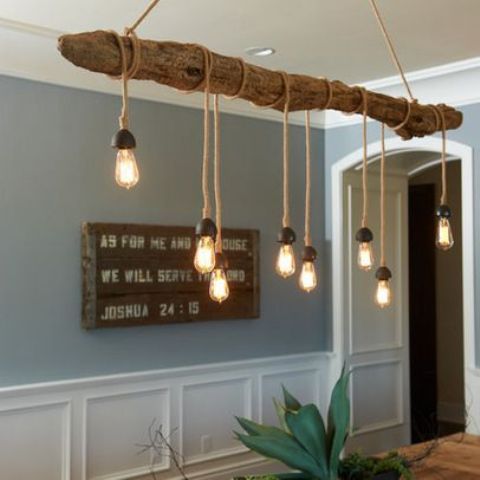 Driftwood chandlier