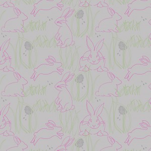 Frolicking Bunnies by Chloe Parsons