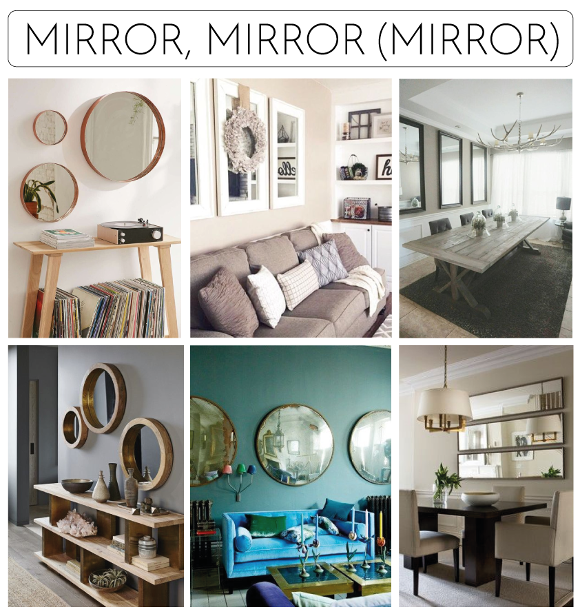 Trios of mirrors