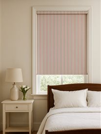 Ticking Stripe 1 Crimson