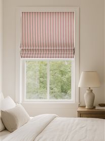 Ticking Stripe 1 Crimson