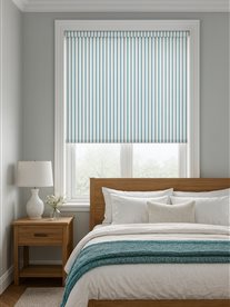 Ticking Stripe 1 Aqua