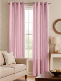 Ticking Stripe 1 Cerise