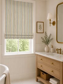 Sackville Stripe Eau De Nil/Linen
