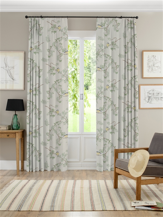 Curtains In Rowan Cream Loom And Last