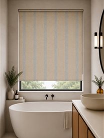 Hopsack Stripe Bluebell