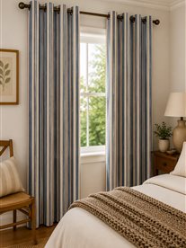 Sackville Stripe Midnight / Spice