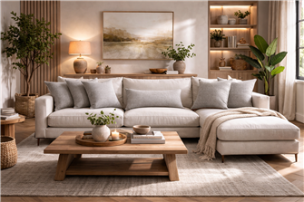 Henley Flanney cushion