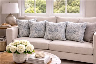 Woodsford Denim Cushion