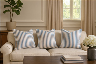Atlanta Indigo Cushion