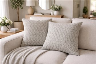Dorset Charcoal Cushion