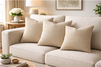 Henley Latte cushion