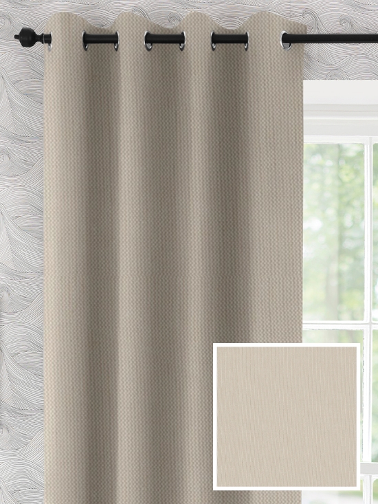 Ready Made Pencil Pleat Curtains In Austin Loom And Last