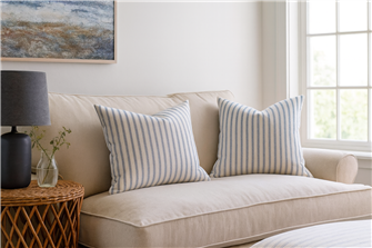 Ticking Stripe 1 Mist Cushion