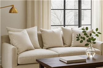 Atlanta Plain Natural Cushion