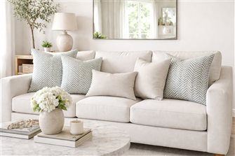 Ashmore Teal cushion