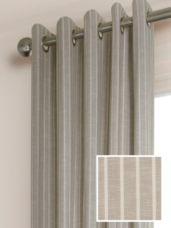 Ready Made Pencil Pleat Curtains In Laguna Loom And Last