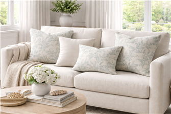 Fern Teal Cushion