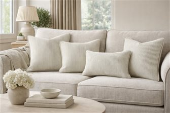 Flo Stripe – Lichen Cushion