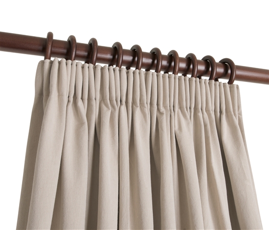 Ready Made Pencil Pleat Curtains In Austin Loom And Last