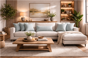 Henley Chambray cushion