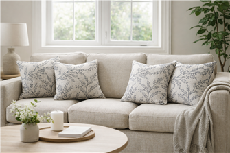 Fern Charcoal Cushion