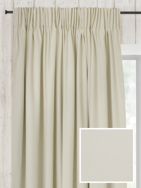 Ready Made Pencil Pleat Curtains In Portobello Loom And Last