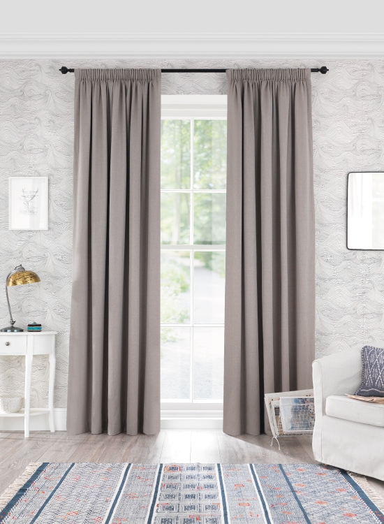 Ready Made Curtains In Greystoke 100 Cotton Loom And Last