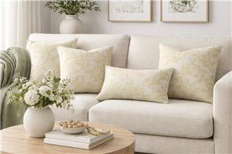 Fern Citron Cushion