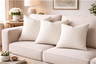 Henley Oatmeal cushion